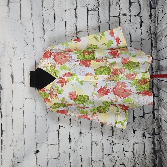 FLORAL Summery Breezy Blouse - Picture 1 of 7